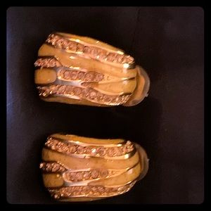 St. John clip earrings